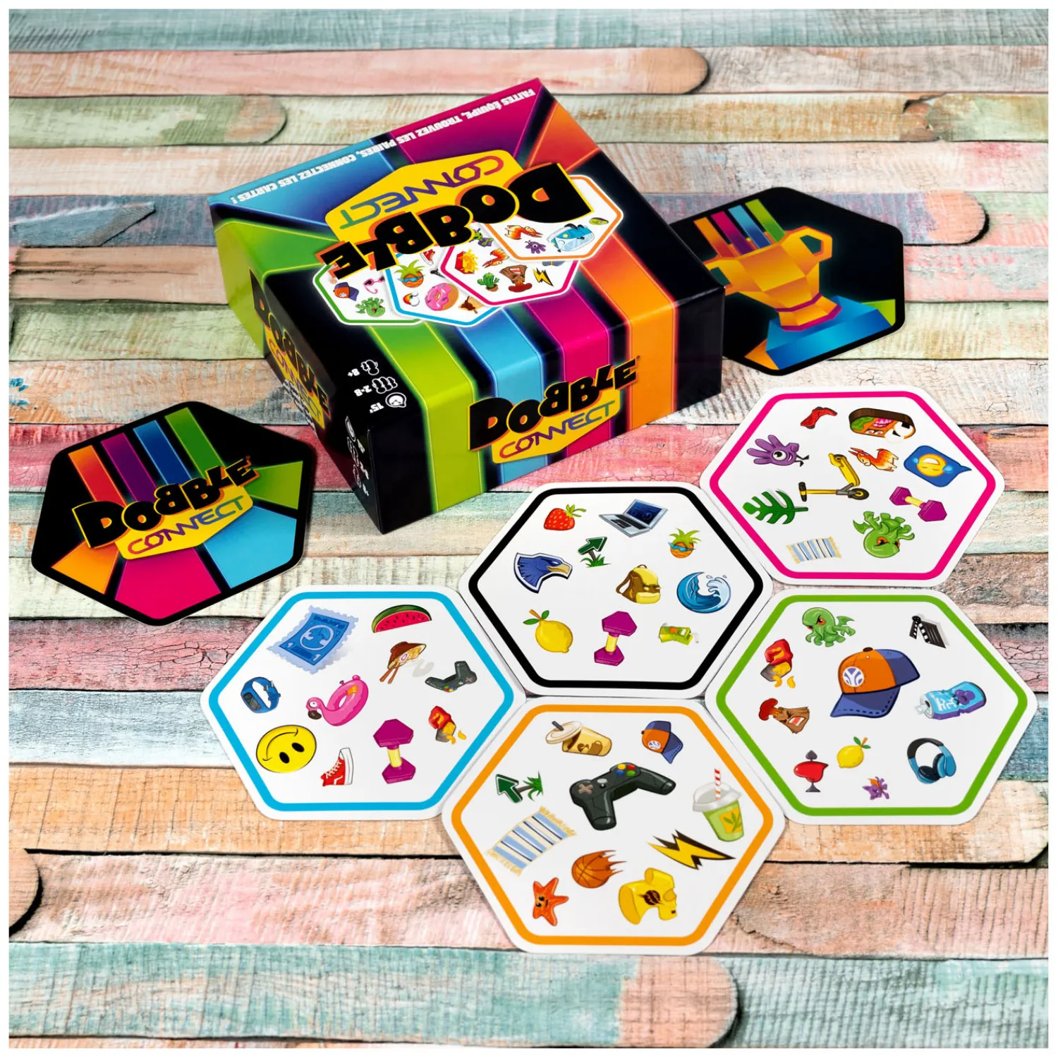 Dobble Connect Kaartspel>Asmodee