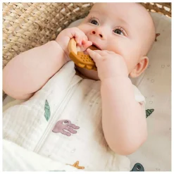 Bijtring Deer Friends Mosterd/Roze, 2st.><noscript><img width=