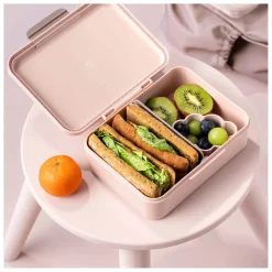 Broodtrommel met Vakken - Roze><noscript><img width=