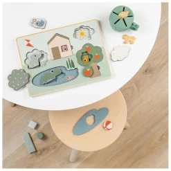 Houten Laagjespuzzel, 10st.-Done by Deer Best