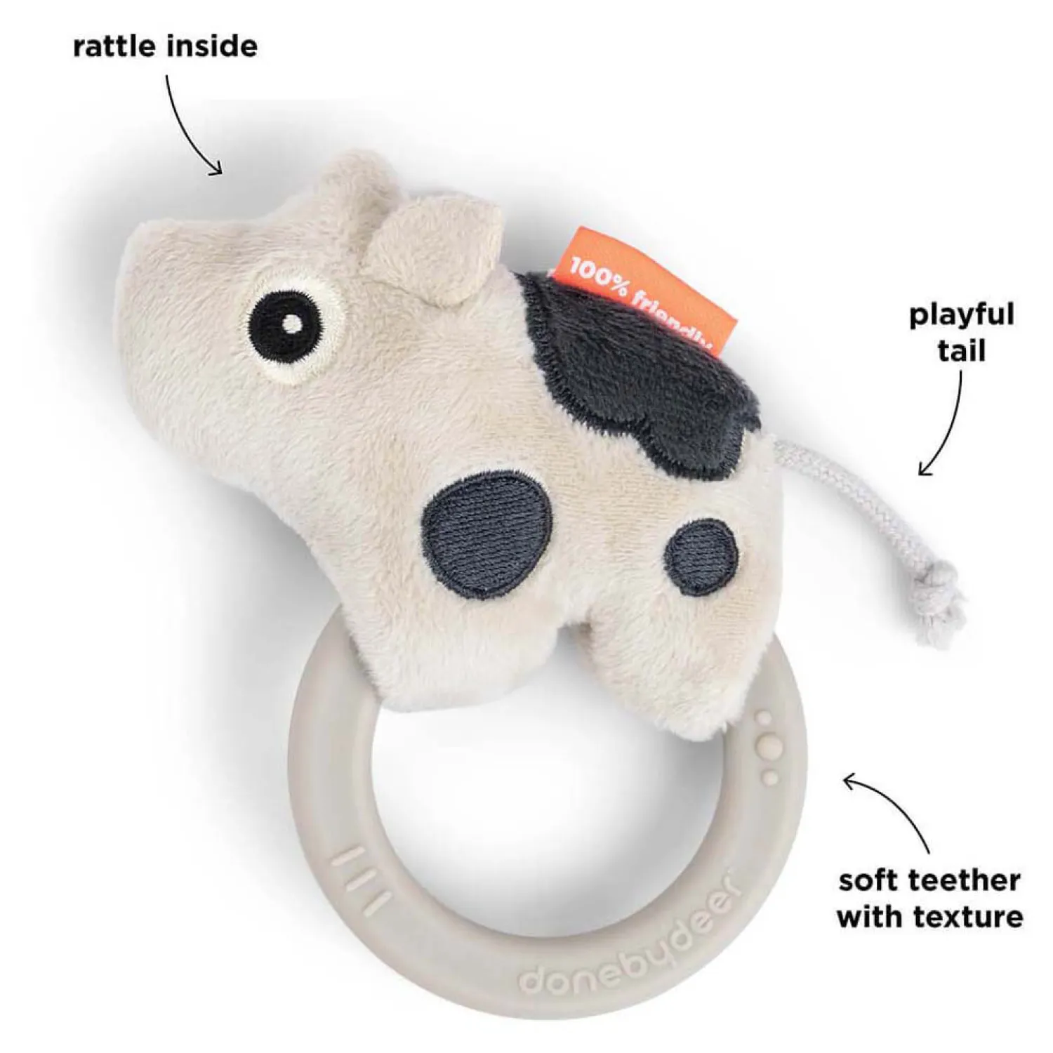 Rammelaar/Bijtring Dotti Beige-Done by Deer New