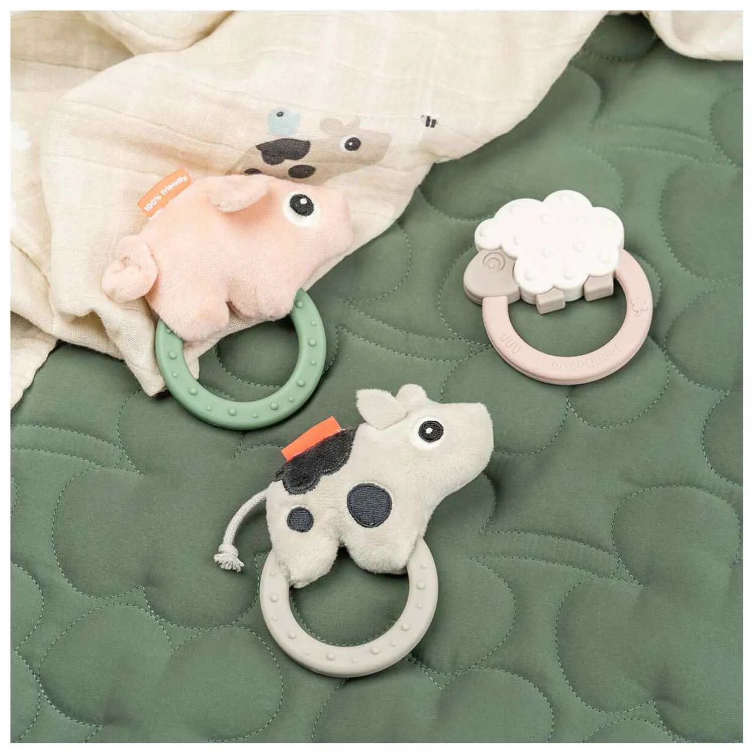 Rammelaar/Bijtring Dotti Beige-Done by Deer New