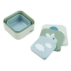 Snackbox Blije Wolken Groen, 3st.>Done by Deer Clearance