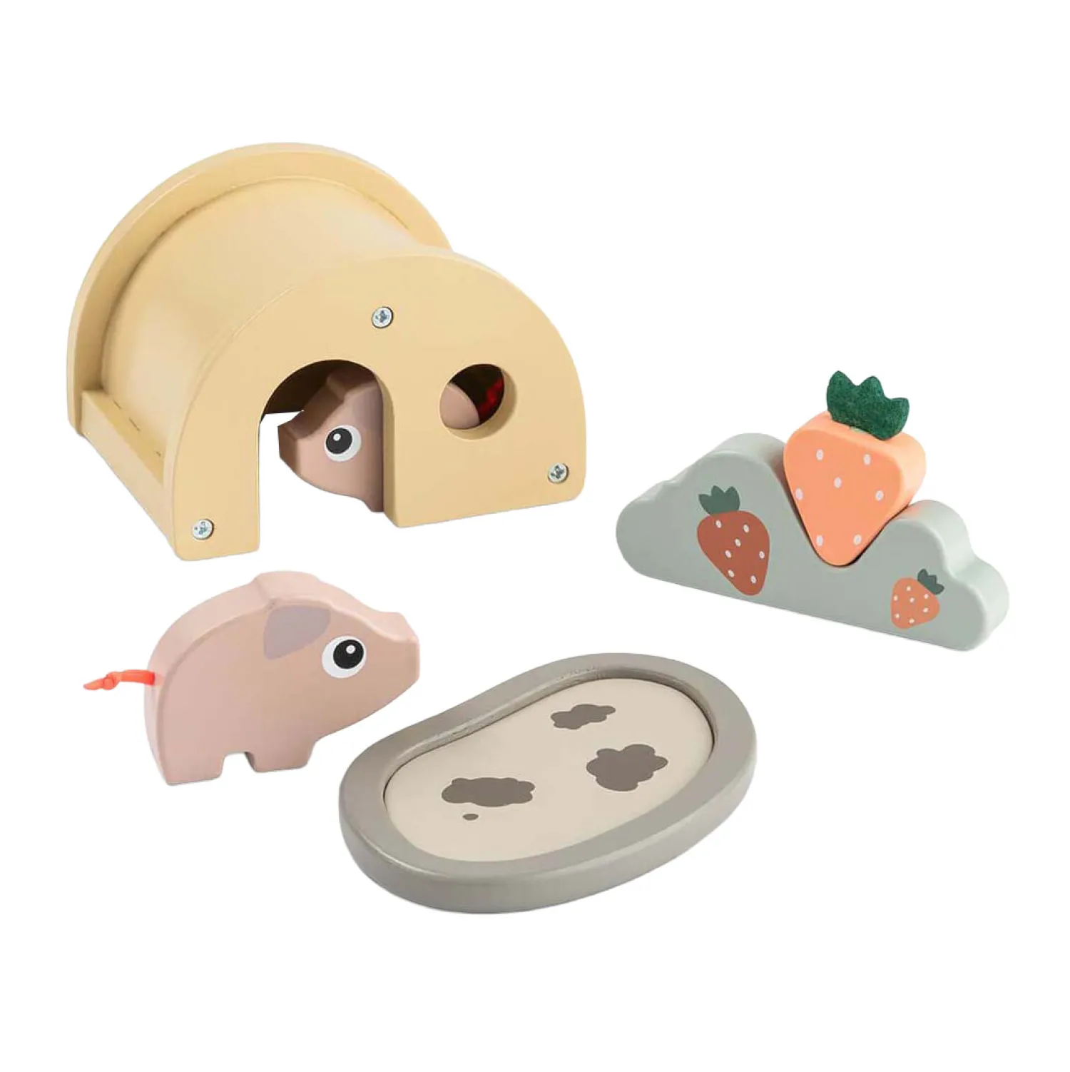 Done by Deer Tiny Farm Houten Speelset Pigee Best