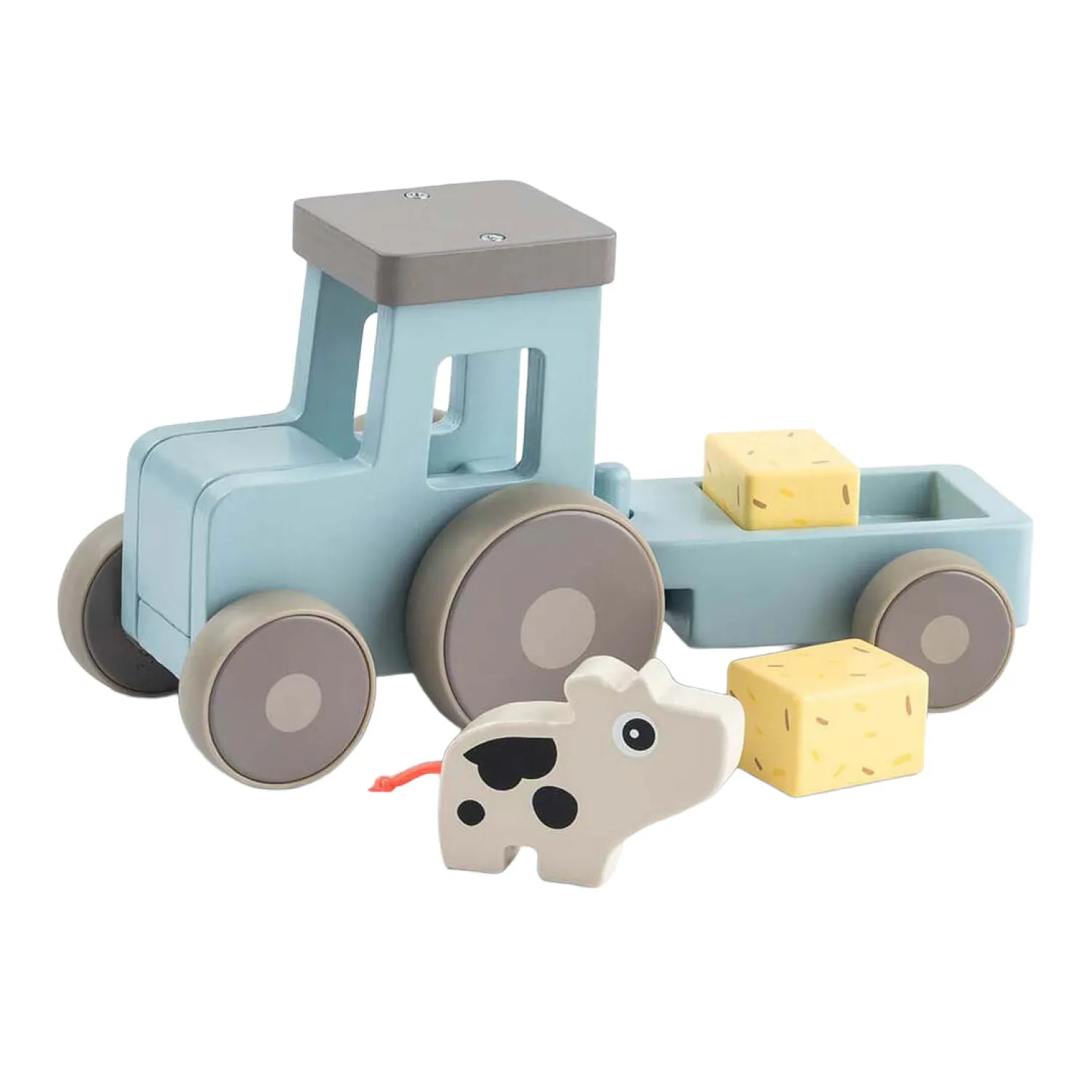 Done by Deer Tiny Farm Houten Tractor Dotti Blauw Discount