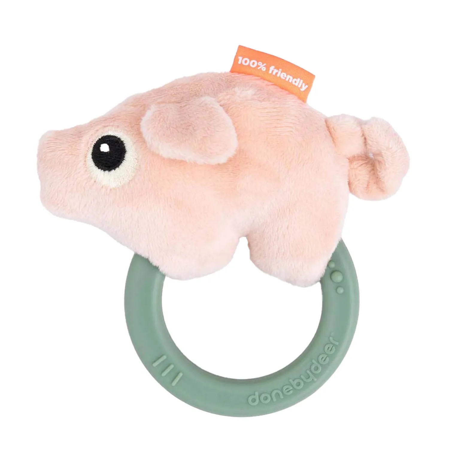 Zintuiglijke Rammelaar/Bijtring Pigee>Done by Deer Outlet