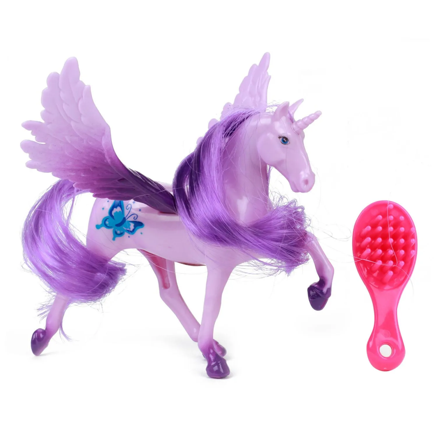 Eenhoorn Speelfiguur Pegasus met Borstel-Dream Horse Outlet