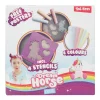 Stoepkrijt Eenhoorn met Sjablonen, 10dlg.-Dream Horse