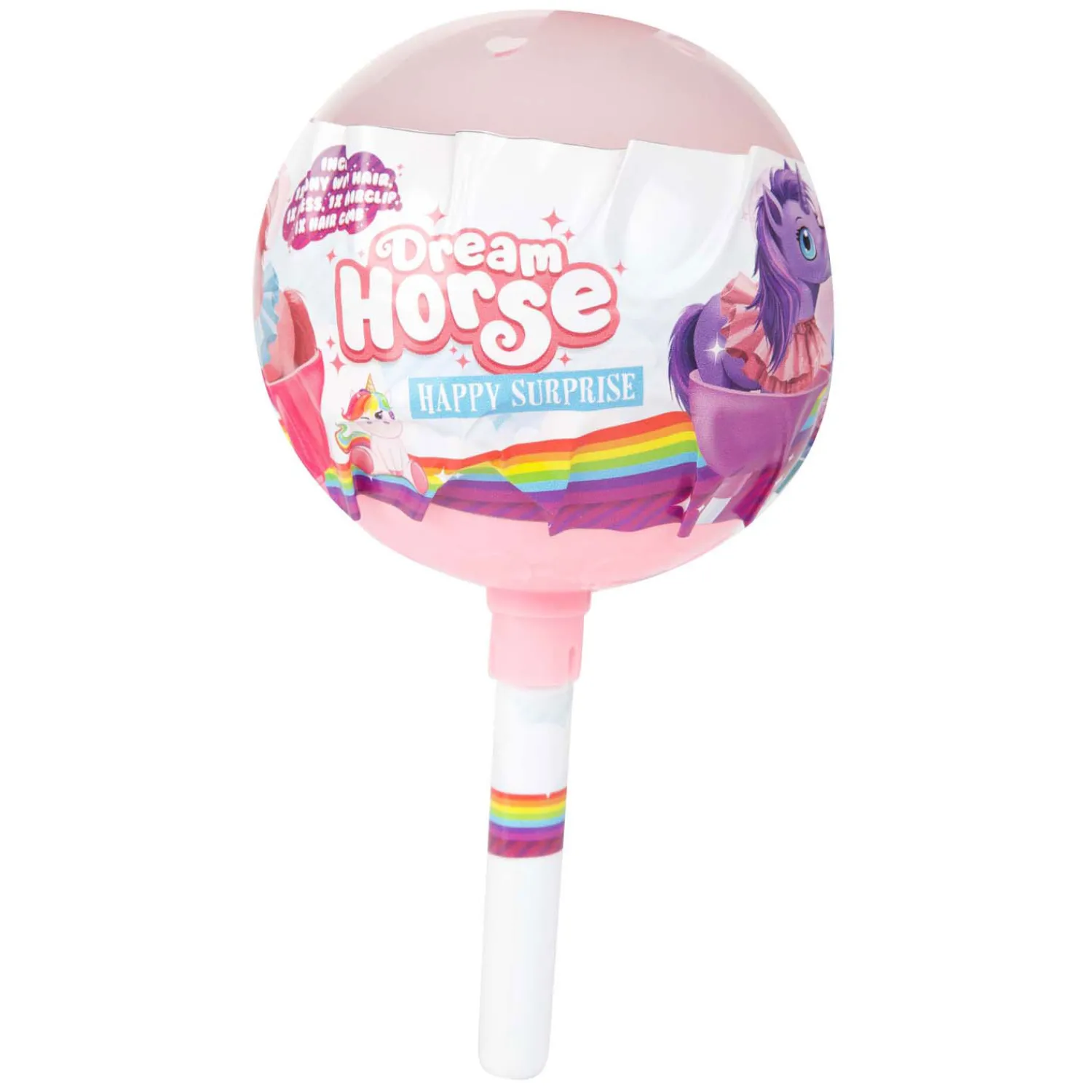 Verrassingslolly Eenhoorn, 10cm>Dream Horse New