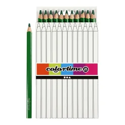 Driehoekige Jumbo Kleurpotloden - Groen, 12st.>Creativ Company Online