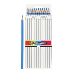 Creativ Company Driehoekige Kleurpotloden - Lichtblauw, 12st. Outlet