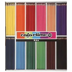 Creativ Company Driehoekige Kleurpotloden - Basiskleuren, 288st. Hot