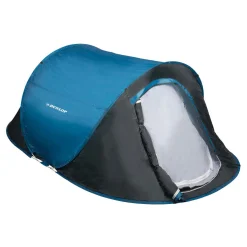DUNLOP Pop-up Tent voor 2 Personen - 255x155x95 cm - Snel Opzetbaar & Weerbestendig Outlet