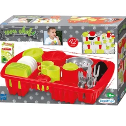 Ecoiffier 100% Chef Afwasset, 42dlg.