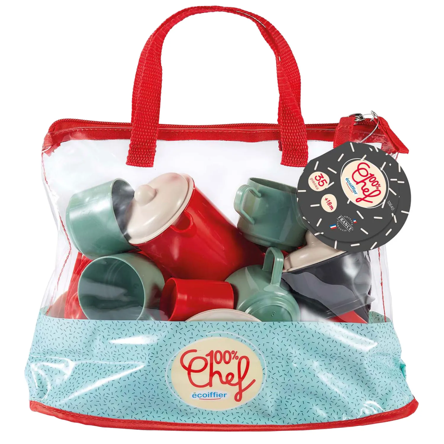 100% Chef Servies Set in Tas-Ecoiffier Outlet