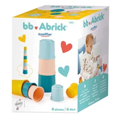 Baby Abrick Stapeltoren, 8dlg.>Ecoiffier New