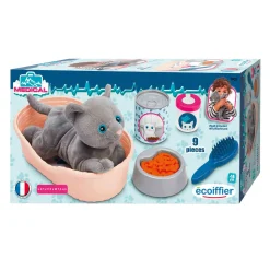 Knuffel Kat met Kattenmand Speelset, 9dlg.-Ecoiffier