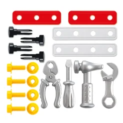 Ecoiffier Mecanics Steekwagen met Gereedschapskist Hot