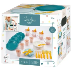 Picknick Speelset met Kartonnen Picknickmand, 32dlg.>Ecoiffier Discount