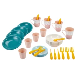 Picknick Speelset met Kartonnen Picknickmand, 32dlg.>Ecoiffier Discount