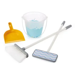 Schoonmaak Trolley Blauw, 5dlg.>Ecoiffier Outlet