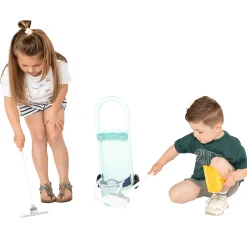 Schoonmaak Trolley Blauw, 5dlg.><noscript><img width=