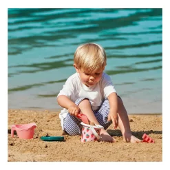 Ecoiffier Strandset Aardbei, 4dlg. Hot