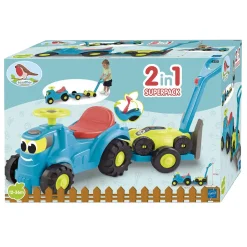 Tractor met Aanhanger en Grasmaaier>Ecoiffier Best