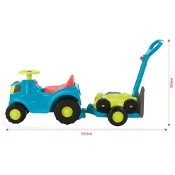 Tractor met Aanhanger en Grasmaaier><noscript><img width=