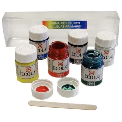 Ecola Plakkaatverf Set Primaire Kleuren, 6x16ml>Bruynzeel Clearance