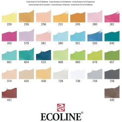 Ecoline Brush Pen Set Additional, 30 Kleuren-Bruynzeel Discount