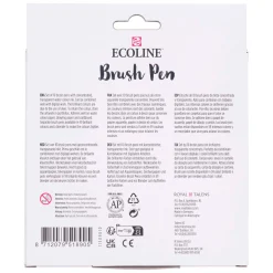 Ecoline Brush Pen set Galaxy, 10 Kleuren-Bruynzeel Discount
