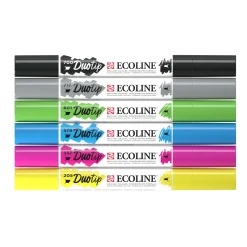 Ecoline Duotip Markers Basisset, 6dlg.-Talens