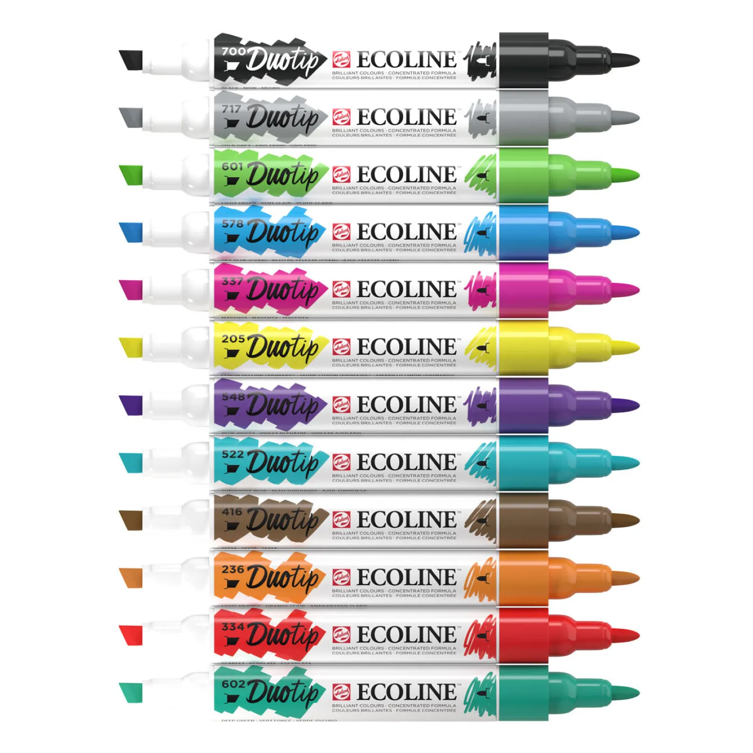 Ecoline Duotip Markers Basisset, 12dlg.-Talens Online