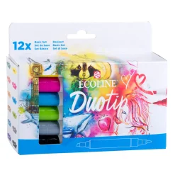 Ecoline Duotip Markers Basisset, 12dlg.-Talens Online