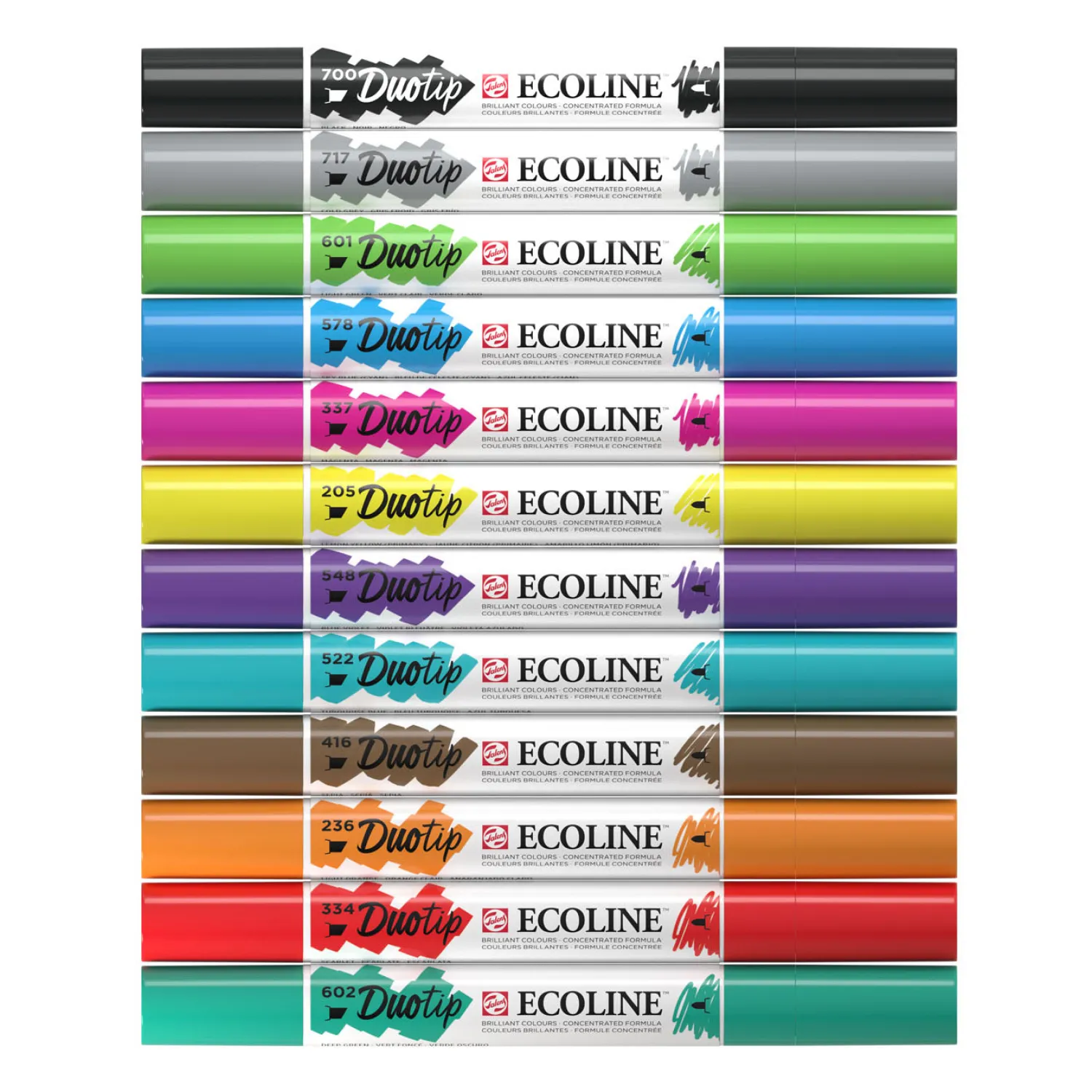 Ecoline Duotip Markers Basisset, 12dlg.-Talens Online