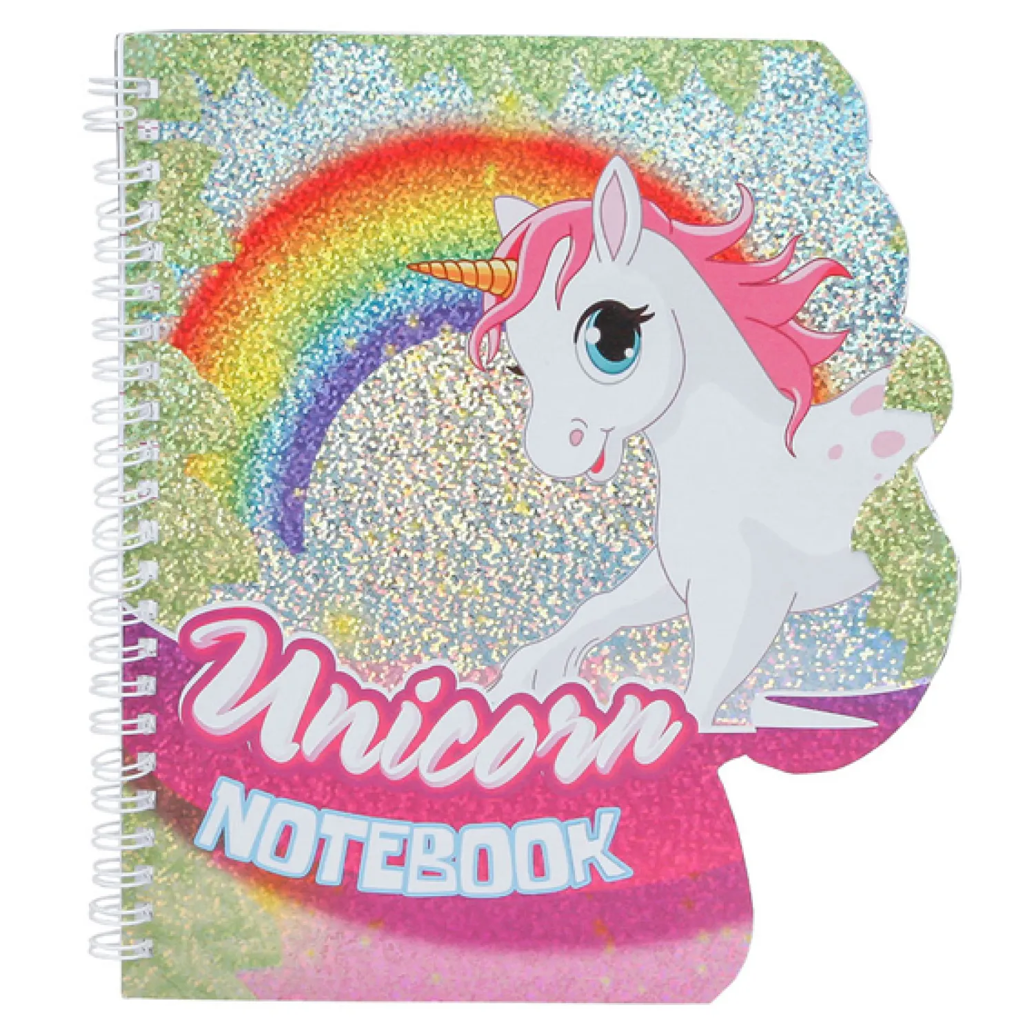 Eenhoorn Glitter Notitieboekje Clearance