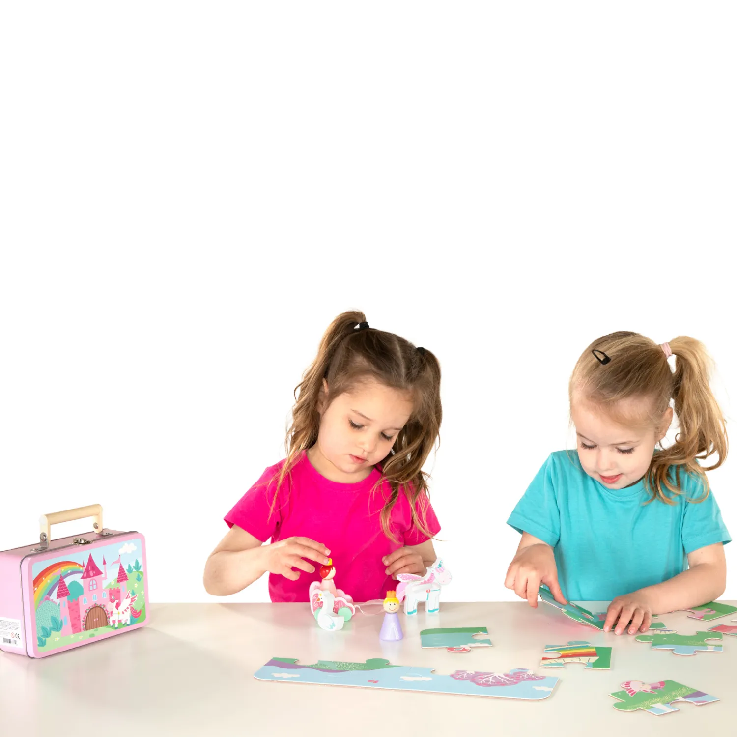 Eenhoorn Houten Speelfiguren & Puzzel in Opbergkoffer> Sale