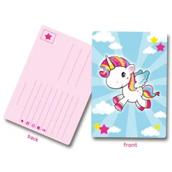 Eenhoorn Uitnodigingen, 8st.>Folat BV