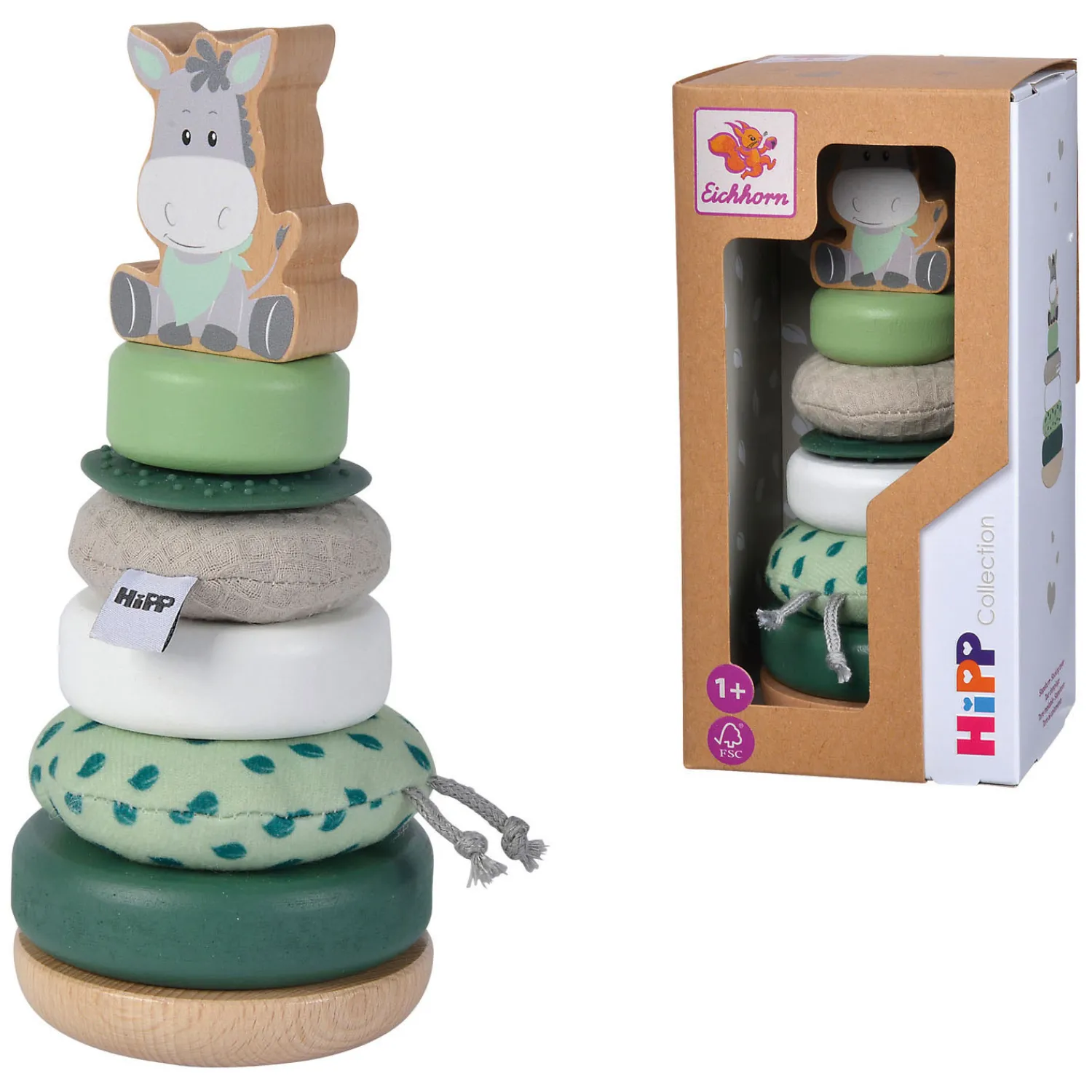 Baby Hipp Stapeltoren Ezel-Eichhorn New