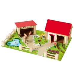 Houten Boerderij met Accessoires, 20dlg.>Eichhorn Best