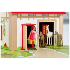 Houten Boerderij met Accessoires, 20dlg.><noscript><img width=