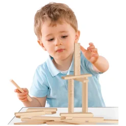 Eichhorn Houten Bouwplankjes, 200dlg. Hot