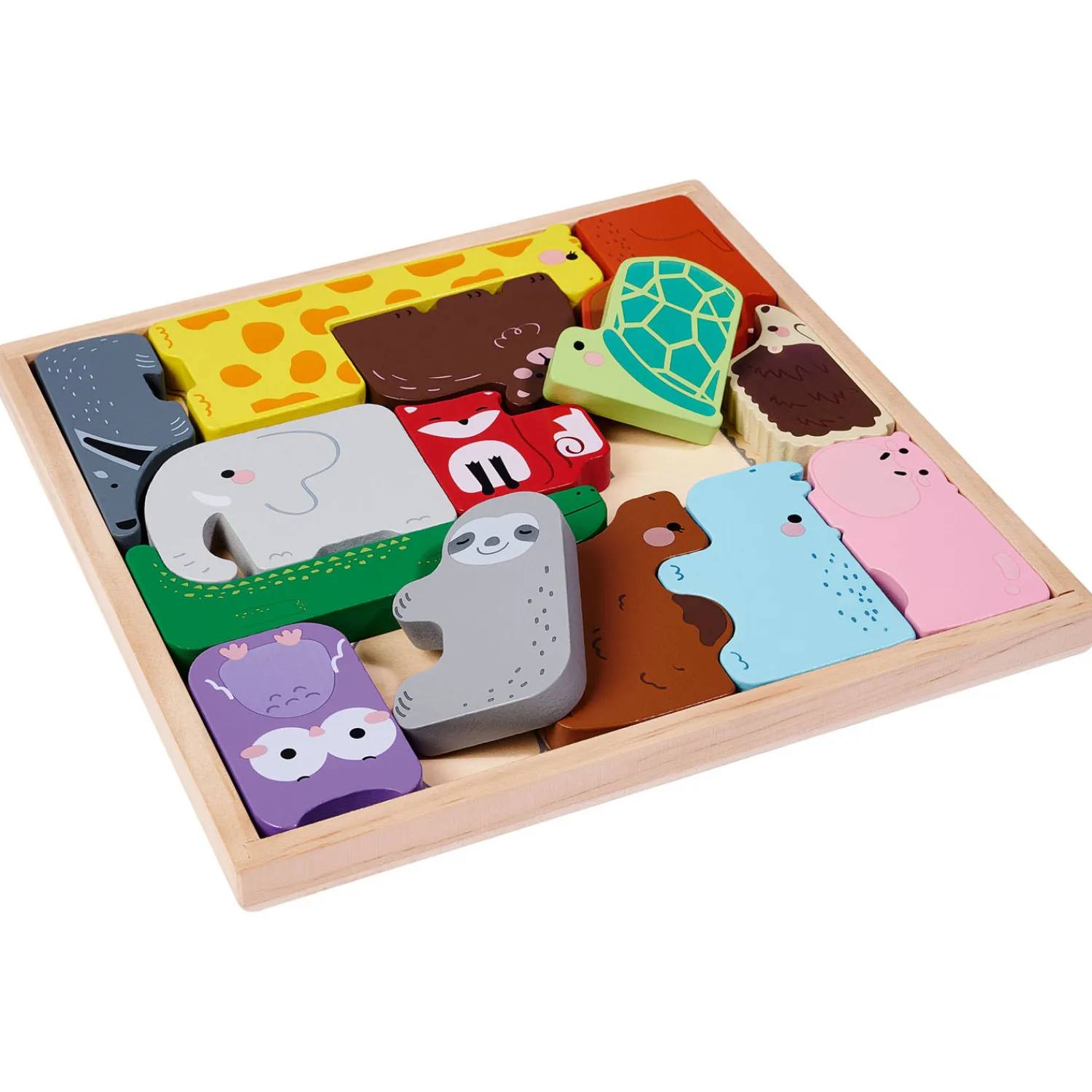 Houten Dieren Vormen in Houten Box, 14dlg.>Eichhorn Online