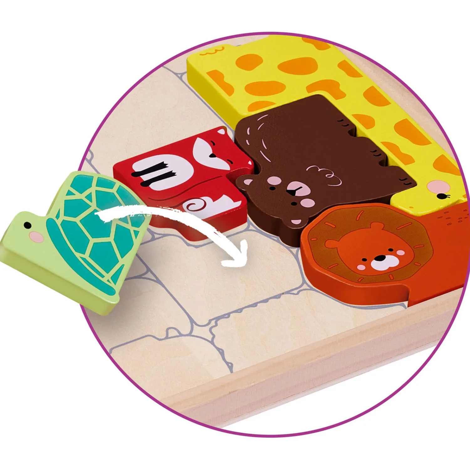 Houten Dieren Vormen in Houten Box, 14dlg.>Eichhorn Online