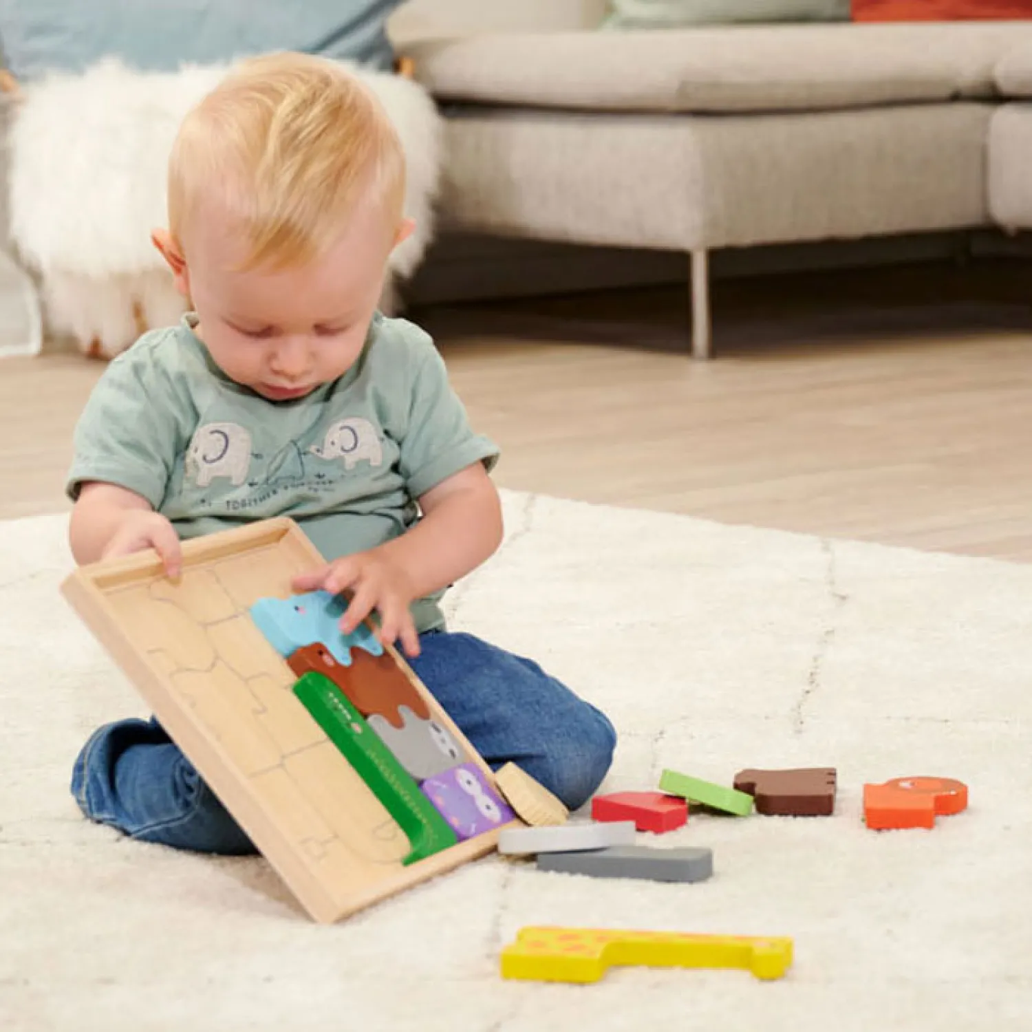 Houten Dieren Vormen in Houten Box, 14dlg.>Eichhorn Online