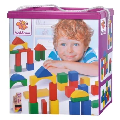 Houten Gekleurde Blokken, 100dlg.-Eichhorn Online