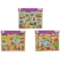 Houten Mega Noppenpuzzel>Eichhorn Discount