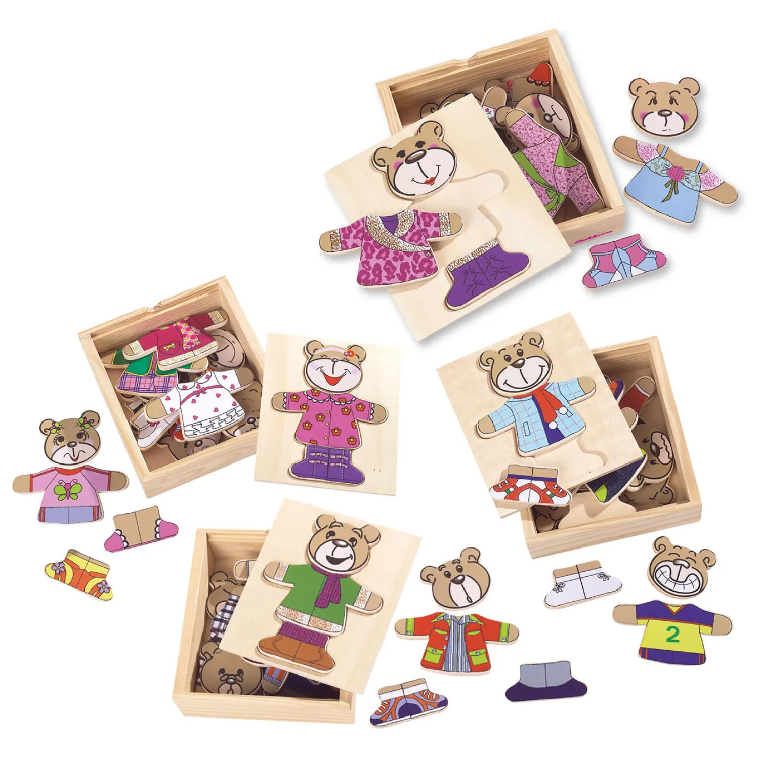 Houten Puzzel Beer, 20st.-Eichhorn Clearance