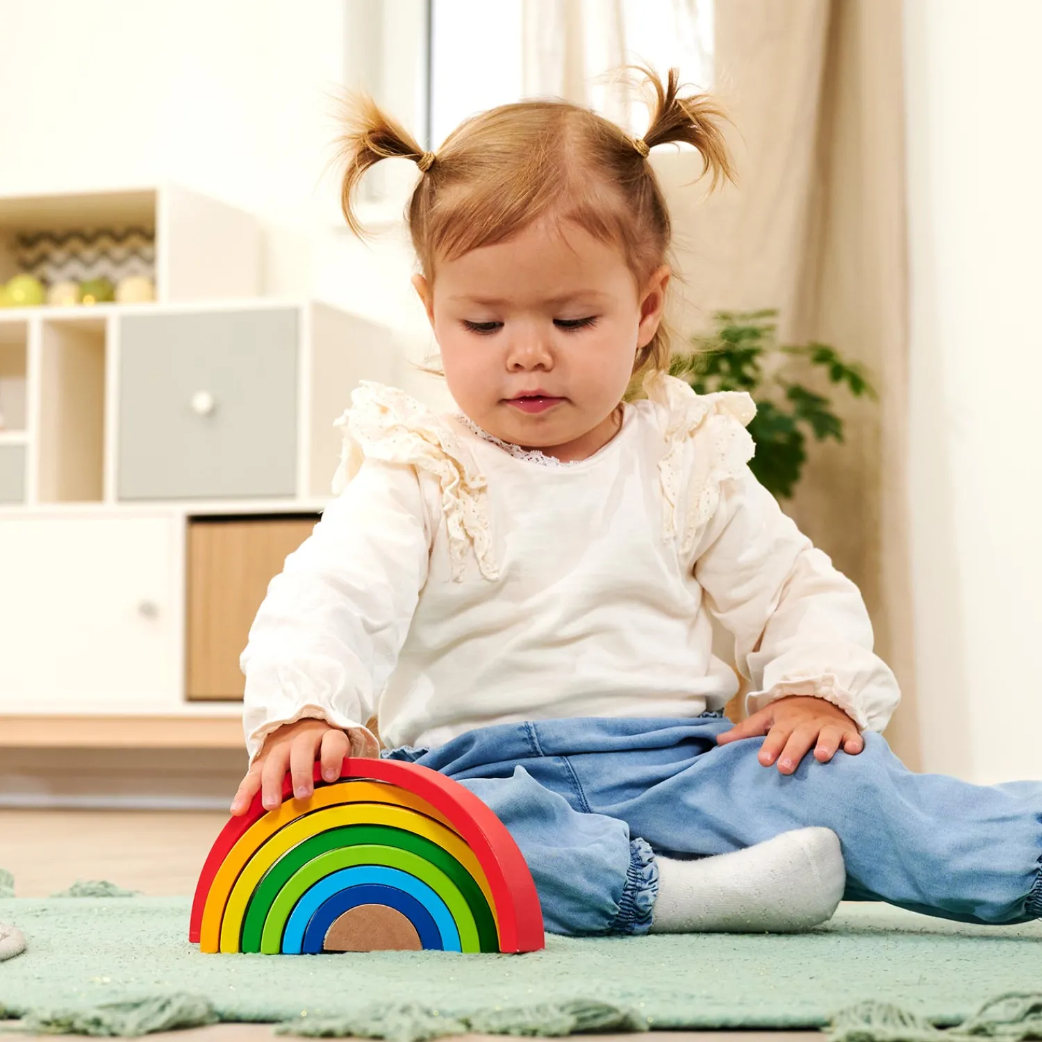 Eichhorn Houten Stapelregenboog, 8dlg. Hot